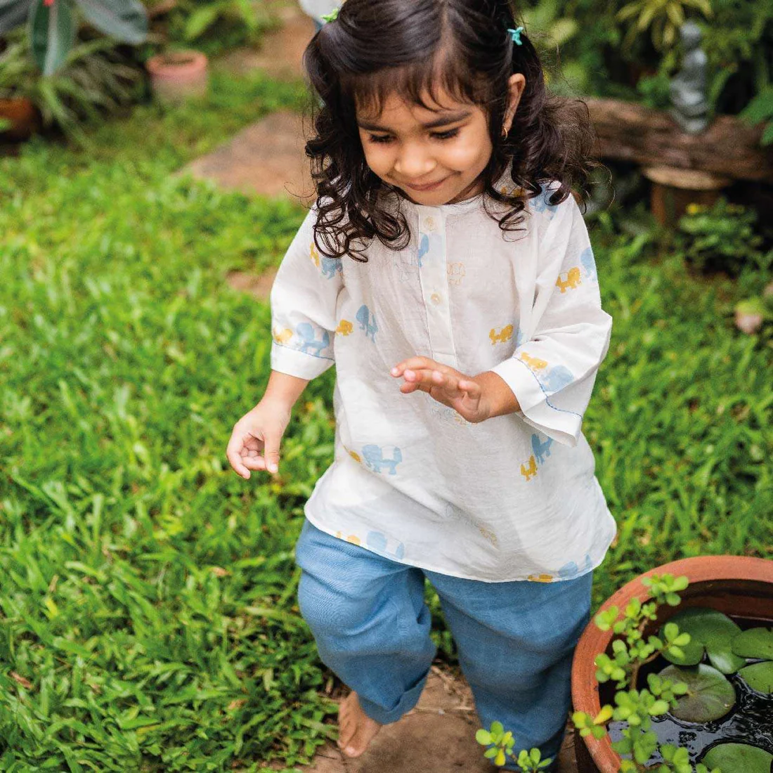 Kids, Kurta - Elle Blue