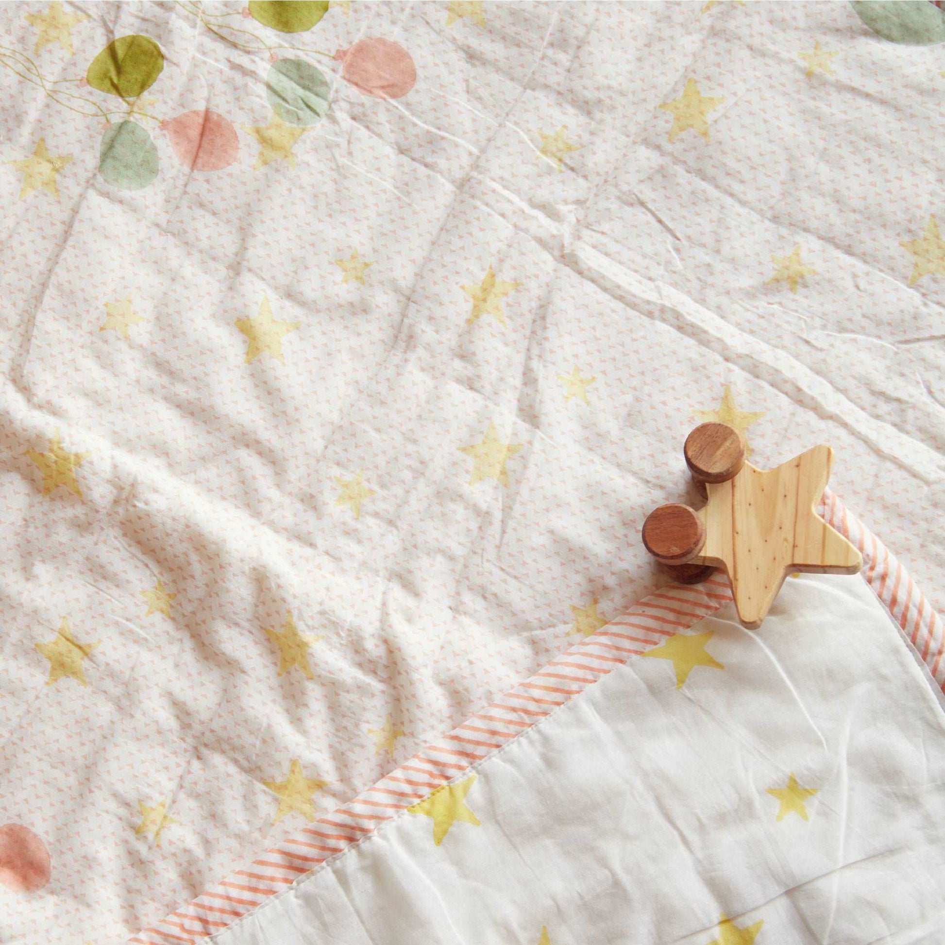 Quilt- I am going to the circus - Peach