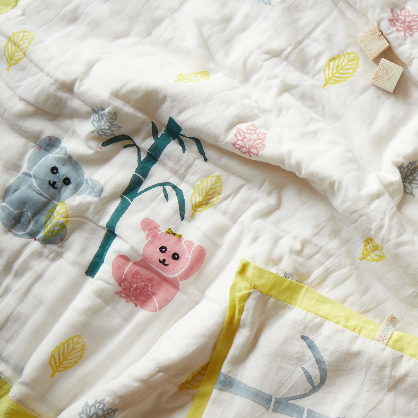 Quilt- K For Koala - Yellow