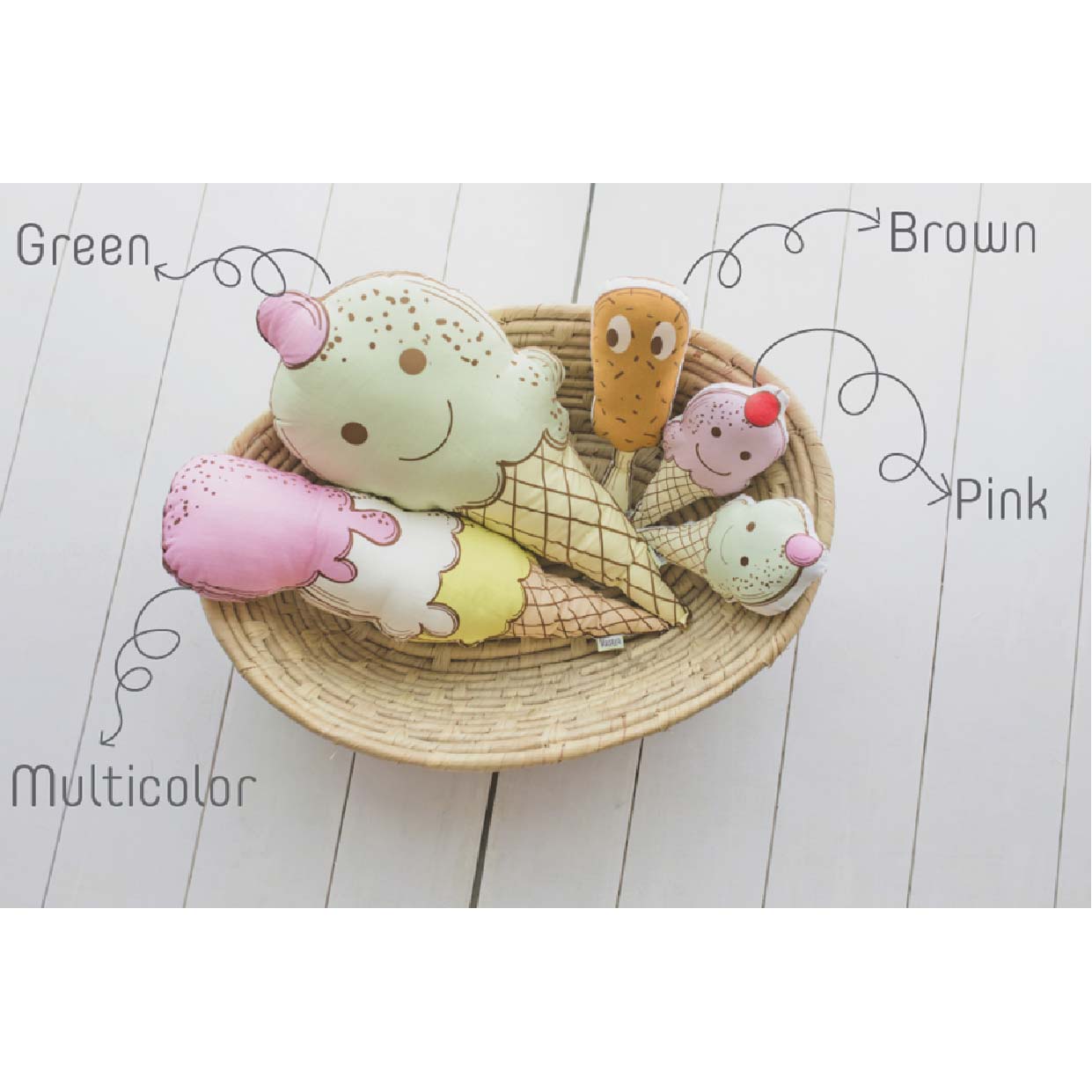 Shape Cushions - Ice Cream