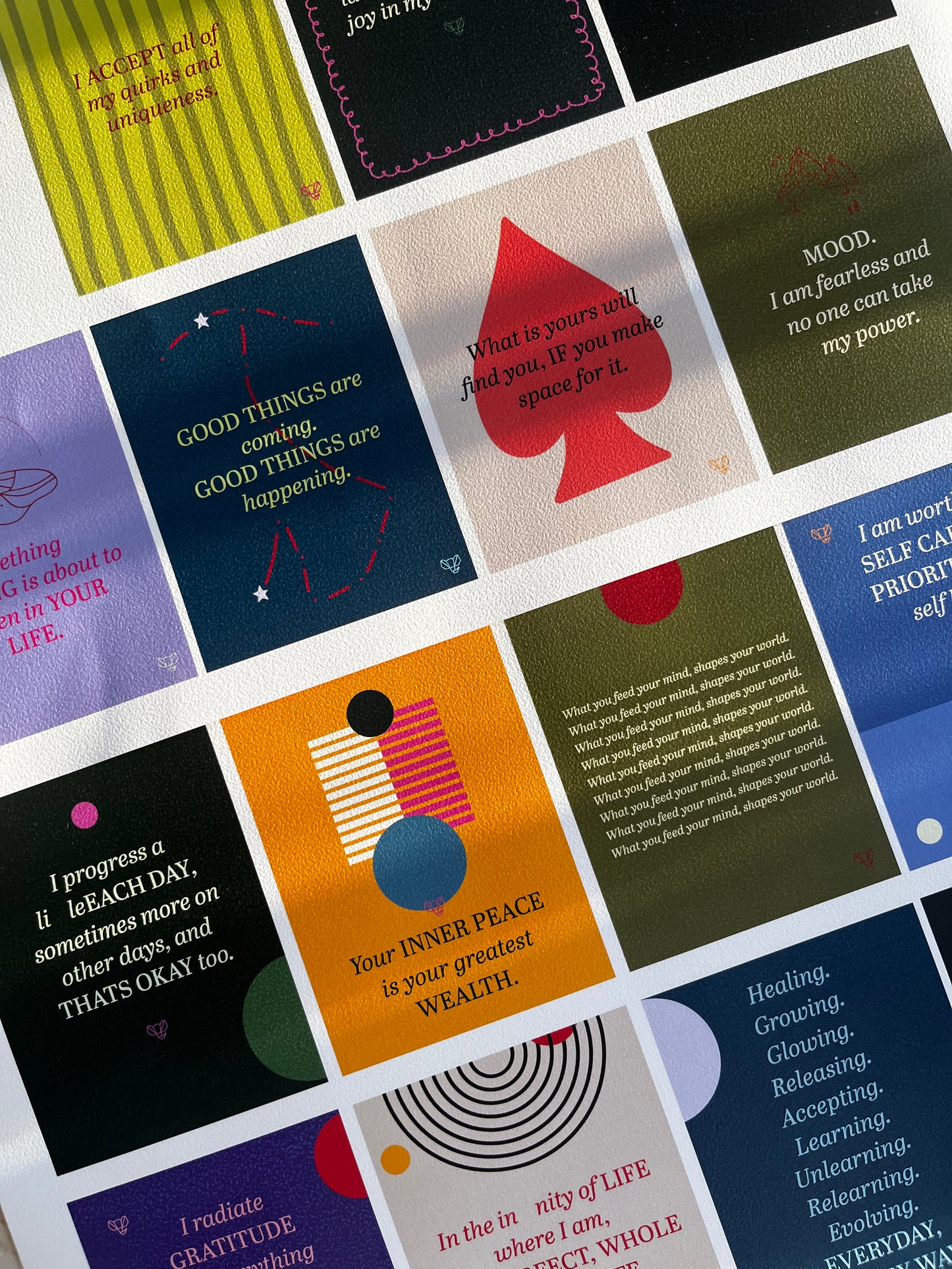 Affirmation Deck - Mindfulness & Wellness Cards