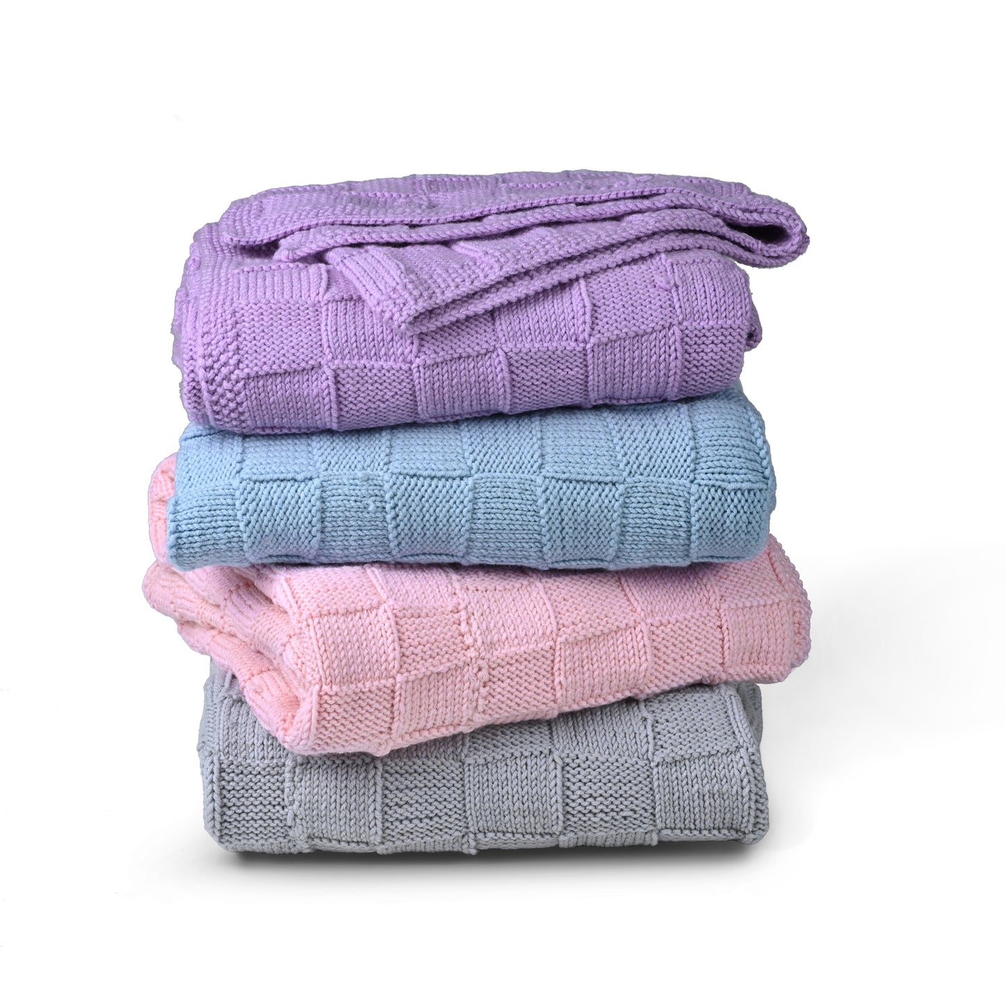 Merino Wool Blanket - Purple