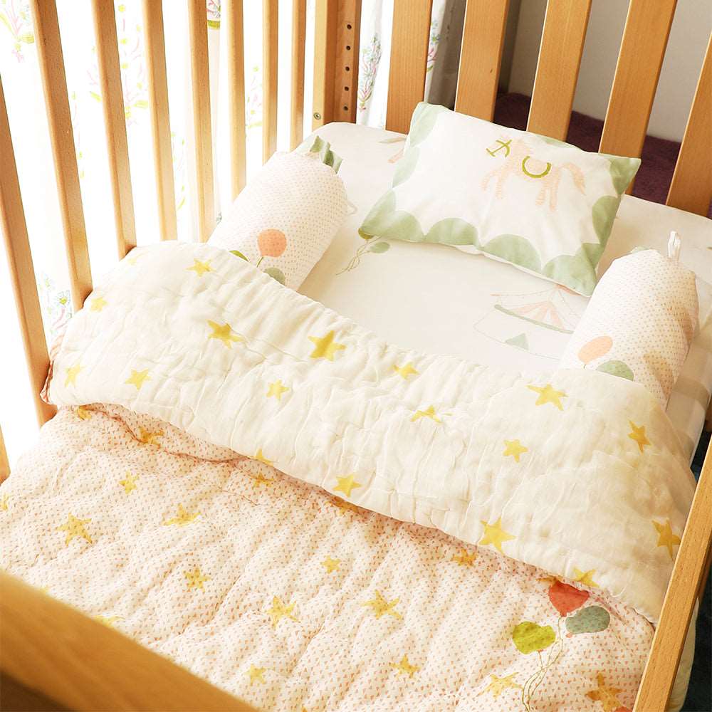 Quilt- I am going to the circus - Peach