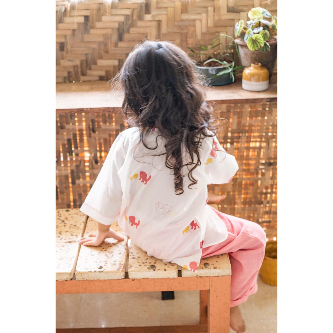 Kids, Kurta - Elle Pink