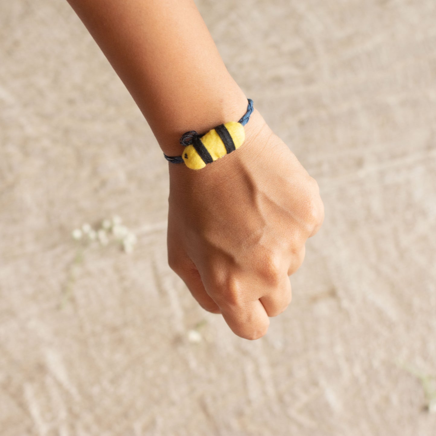 Upcycled Bee Kids Rakhi