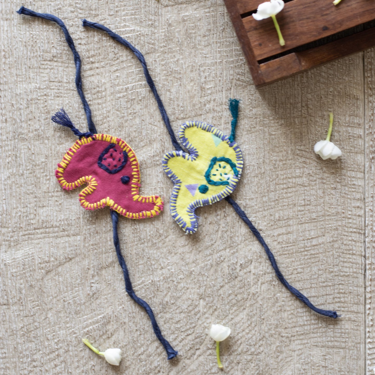 Upcycled Elephant Kids Rakhi