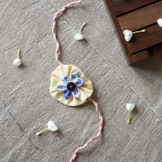 Upcycled Flower Adult Rakhi