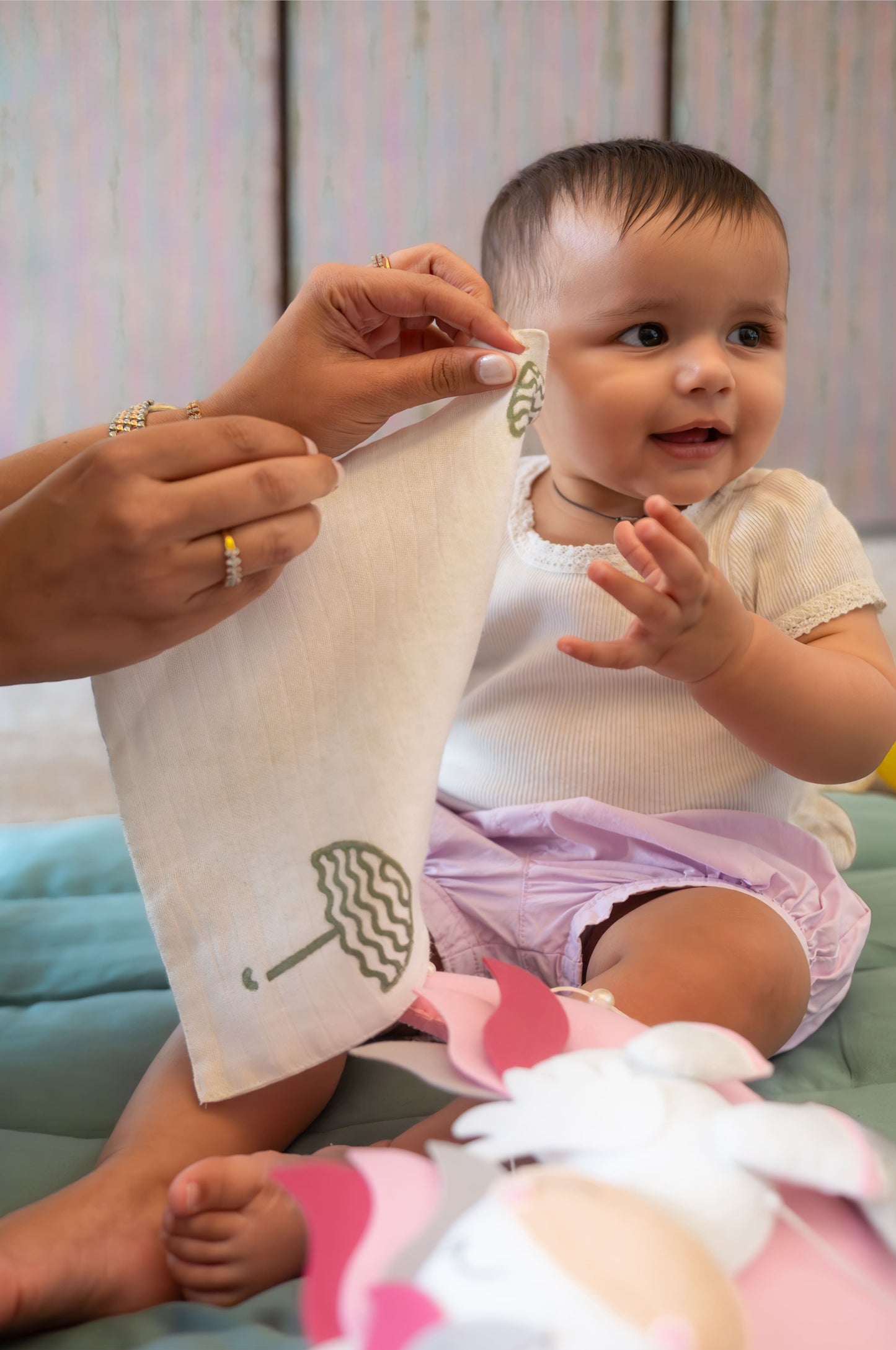 Face Napkin,  Elle - Umbrella