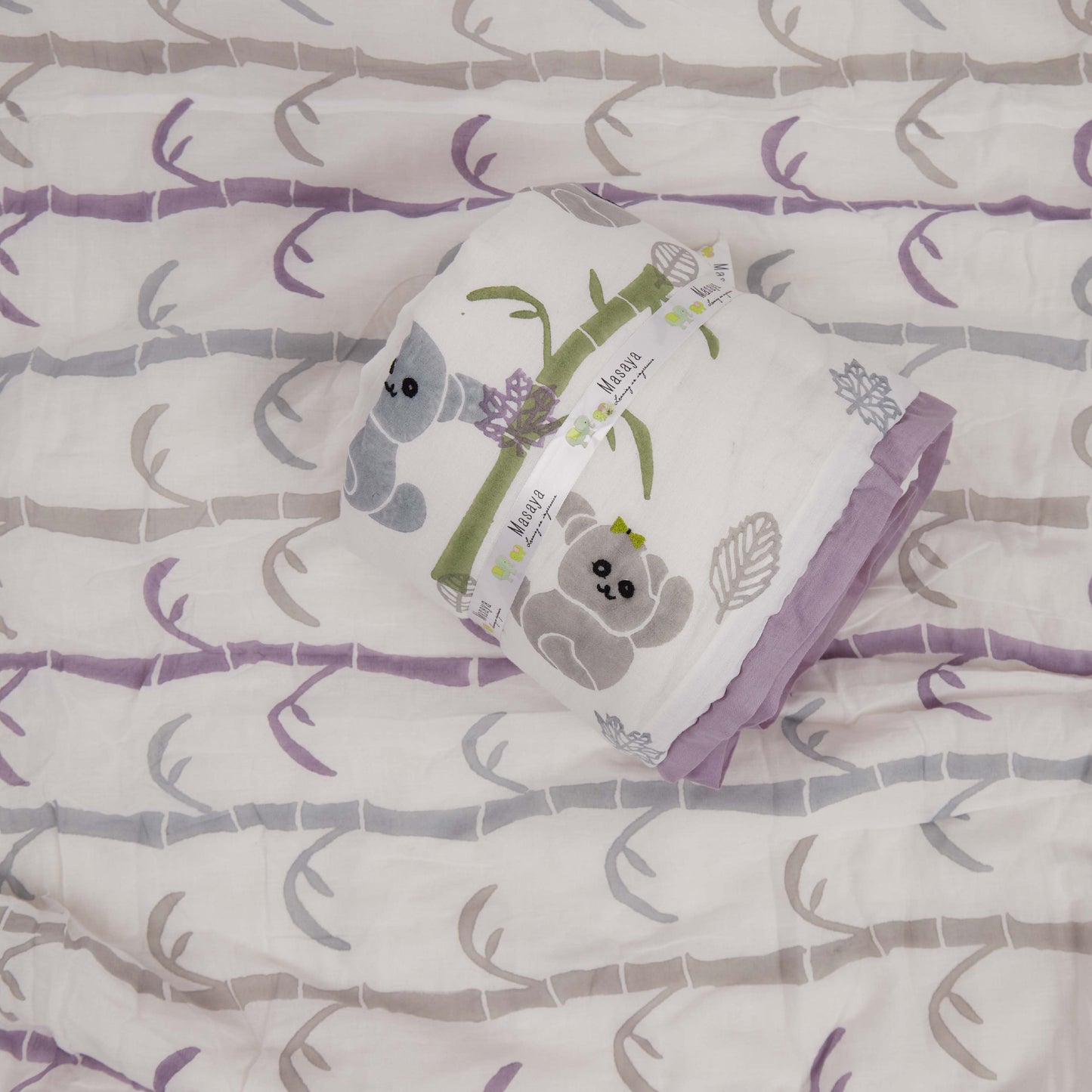 Quilt- K For Koala - Purple
