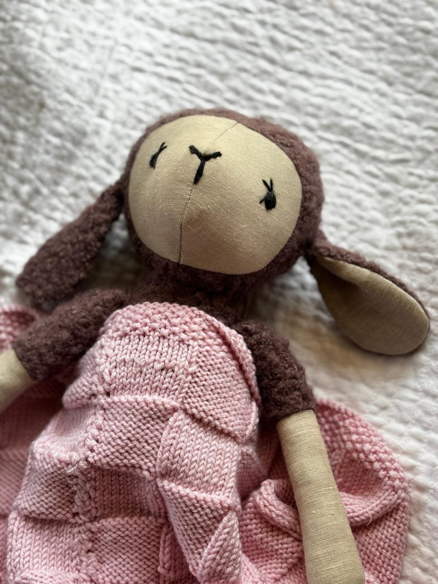 Merino Wool Blanket - Pink