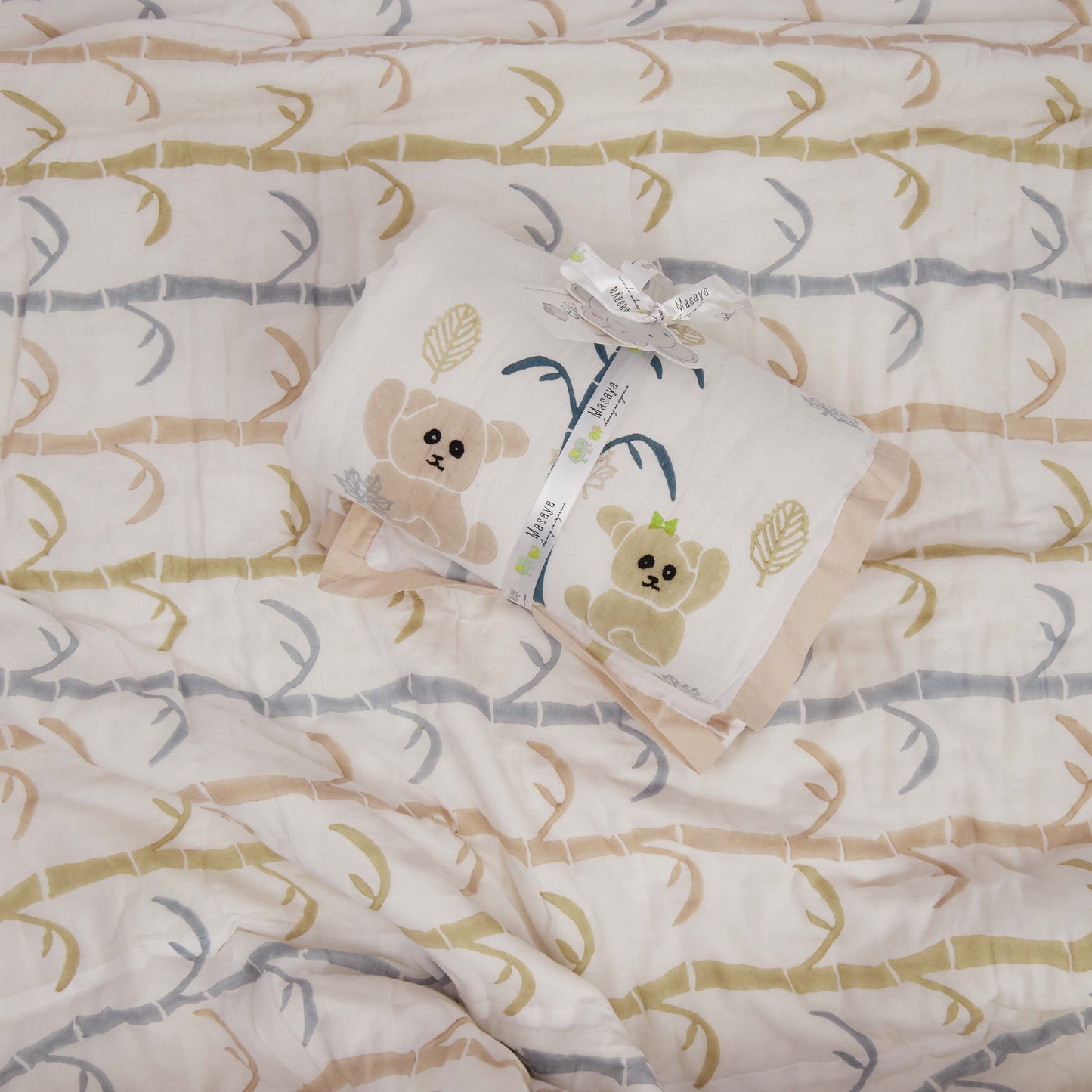 Imperfect Quilt- K For Koala - Beige