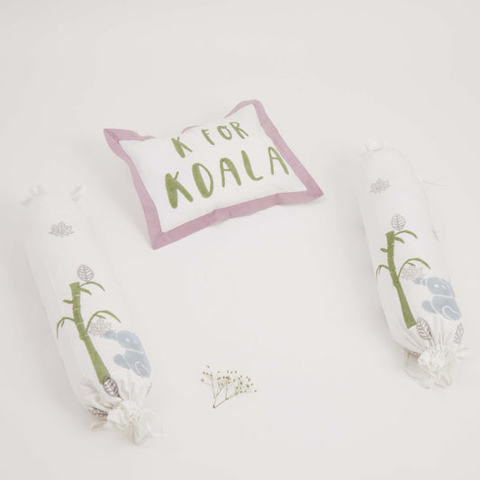 Pillow & Bolster Set- K for Koala