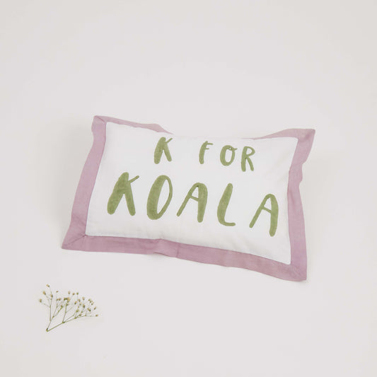 Cot Bedding Set- K For Koala-Purple