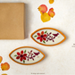 Handmade Soy Wax Boat Diya - Set of 2