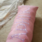 Bolster Name Pillow, Embroidered  - Pink & Purple