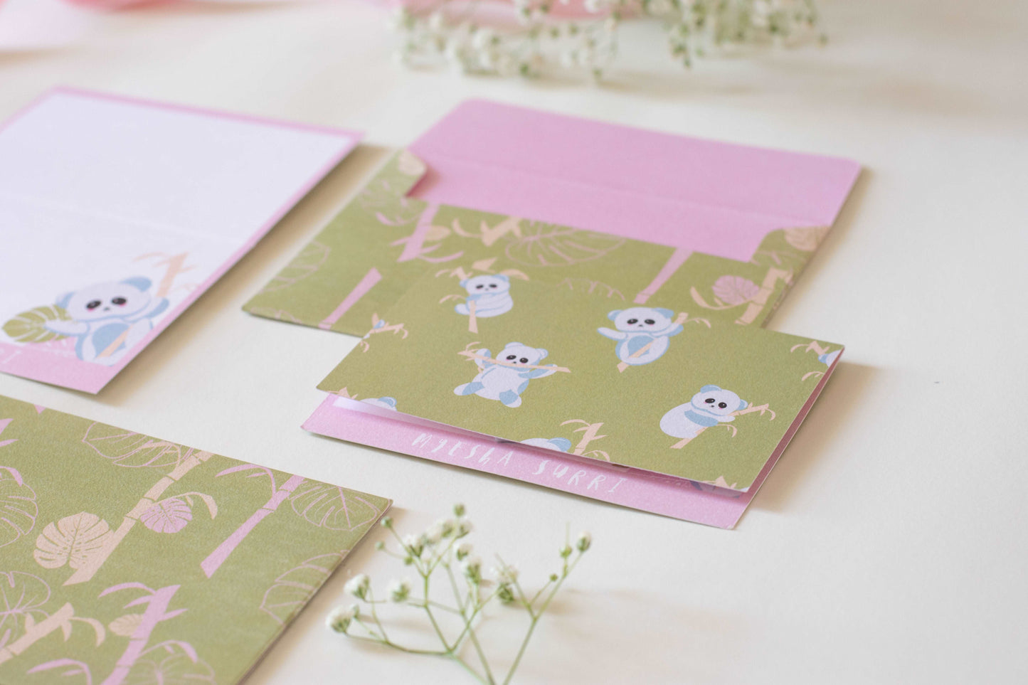 Foldable Gift Cards with Envelopes - K for Koala