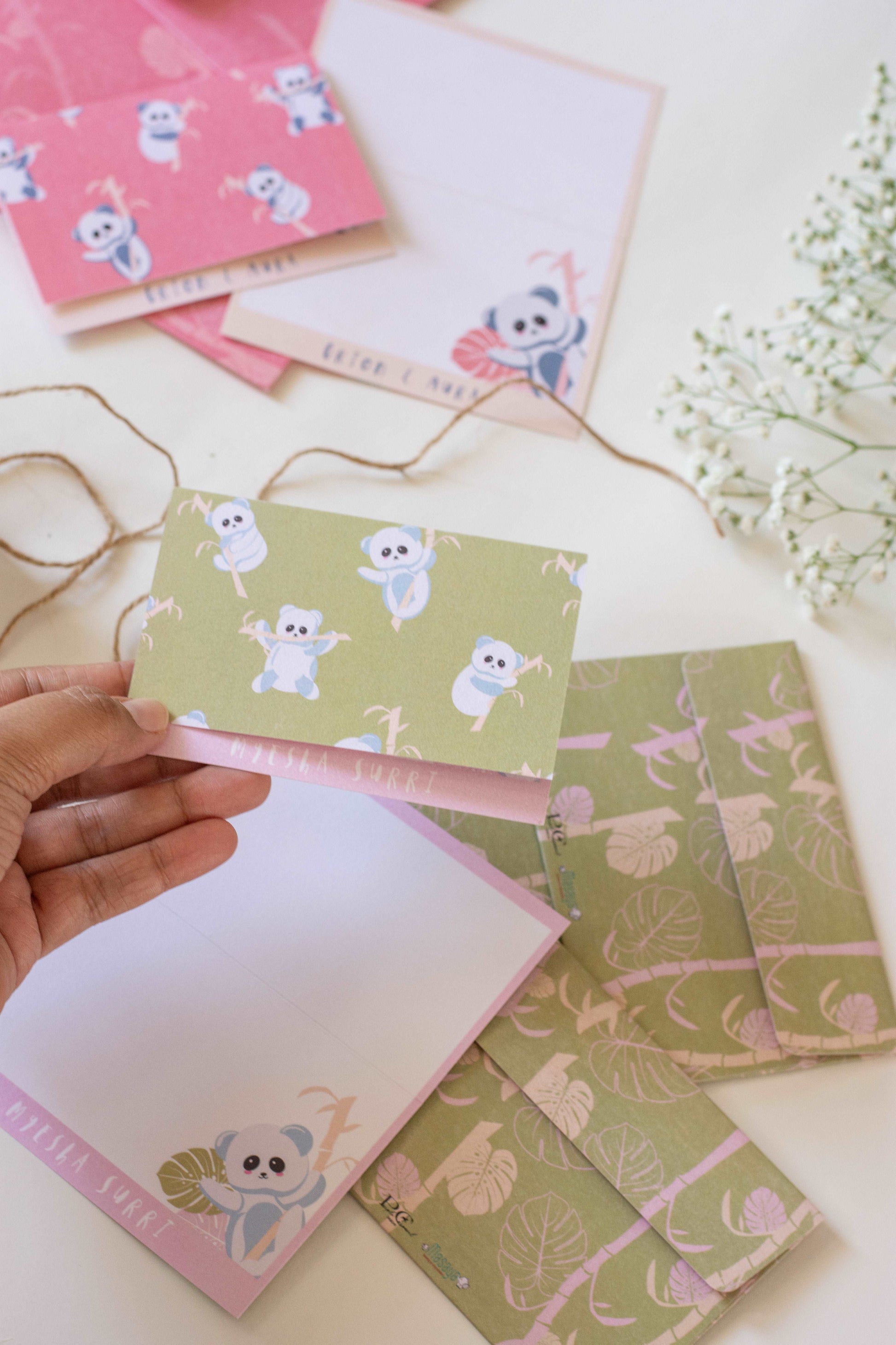 Foldable Gift Cards with Envelopes - K for Koala