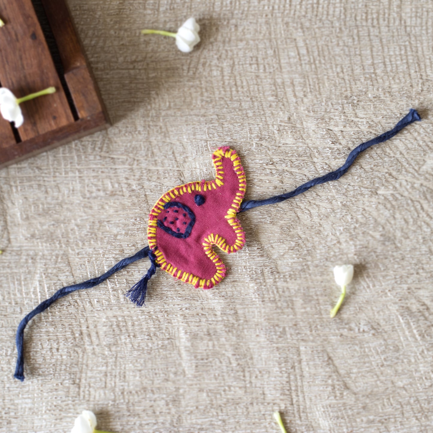 Upcycled Elephant Kids Rakhi