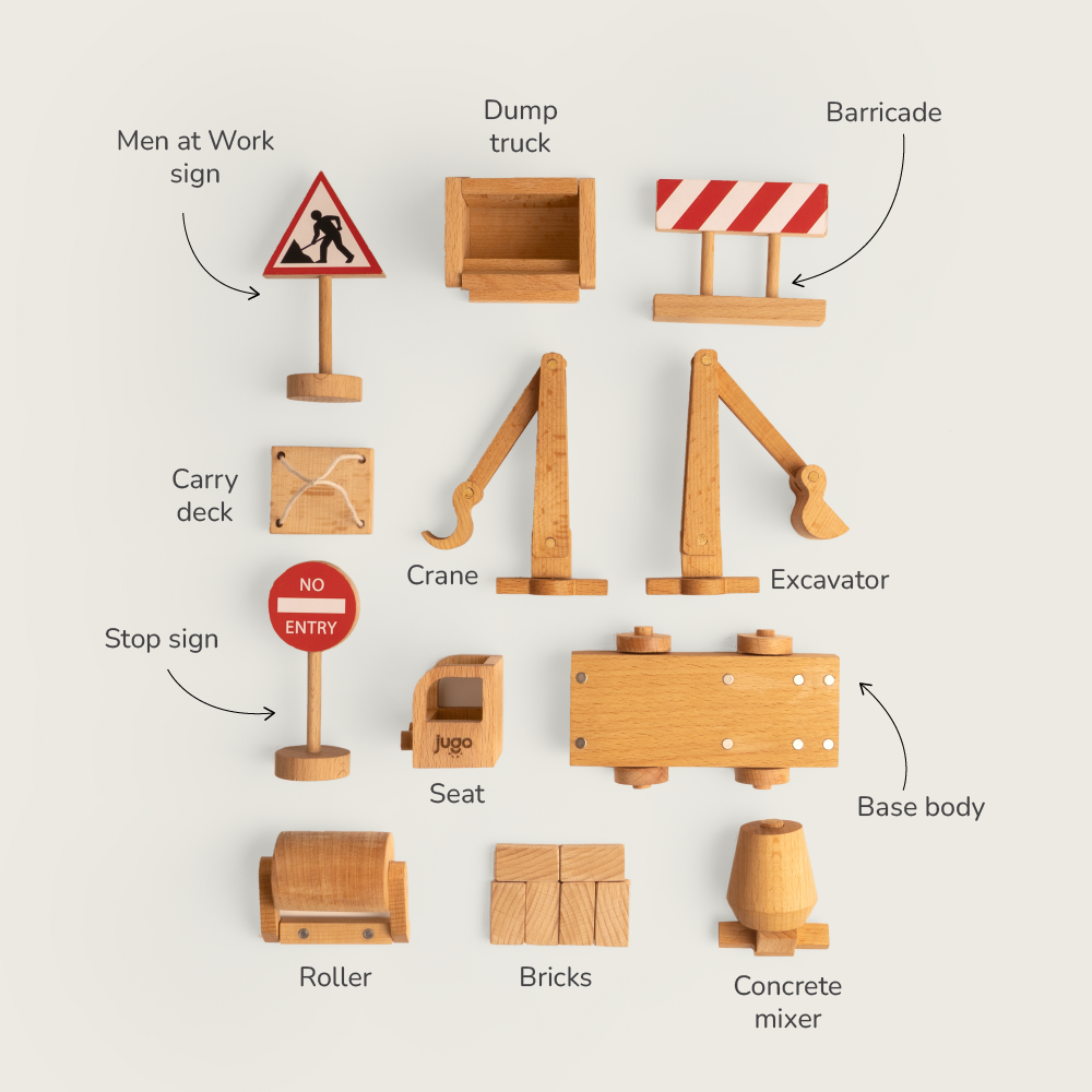 Build-It Construction Vehicles (Set of 12)