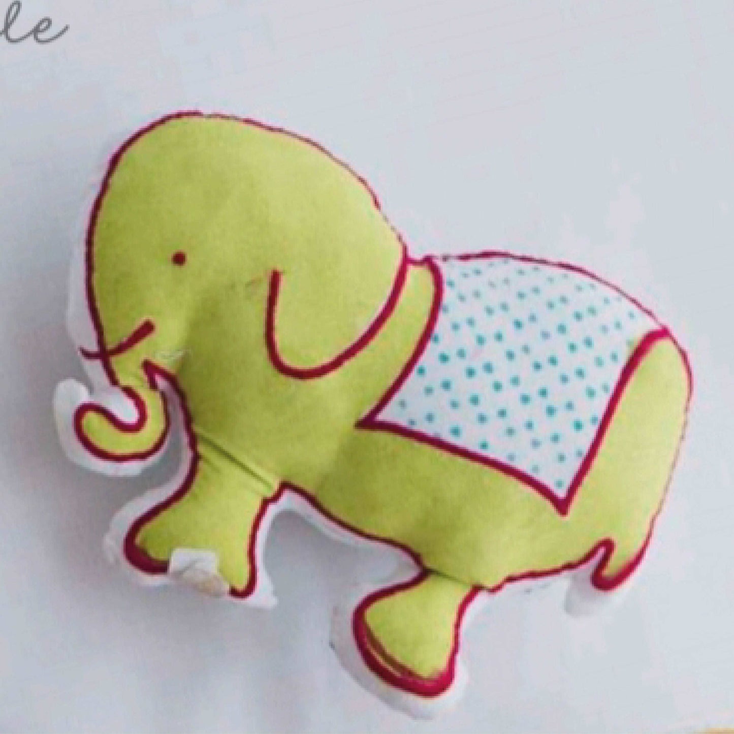 Shape Cushions- Elle the Baby Elephant