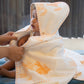 Baby Hooded Towel | Pure Cotton Terry - Horse | Peach